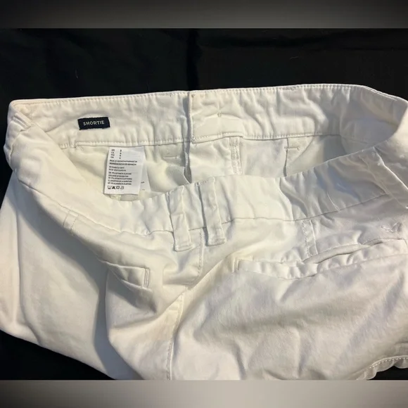 American Eagle Stretch White Shortie Shorts - Picture 2 of 4